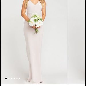 Show Me Your Mumu Blush Pink V-Neck Maxi Dress